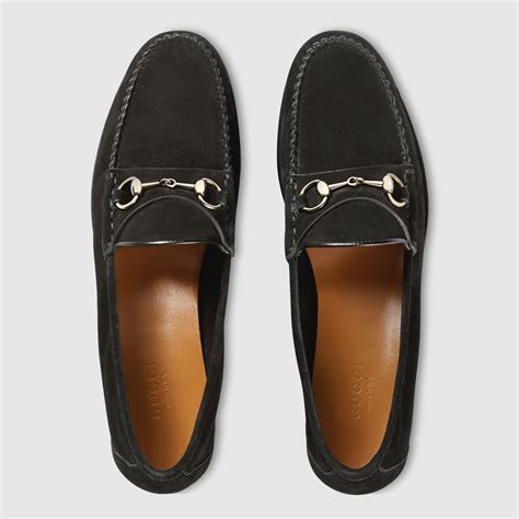 gucci suede loafers women's|Gucci platform loafers women.